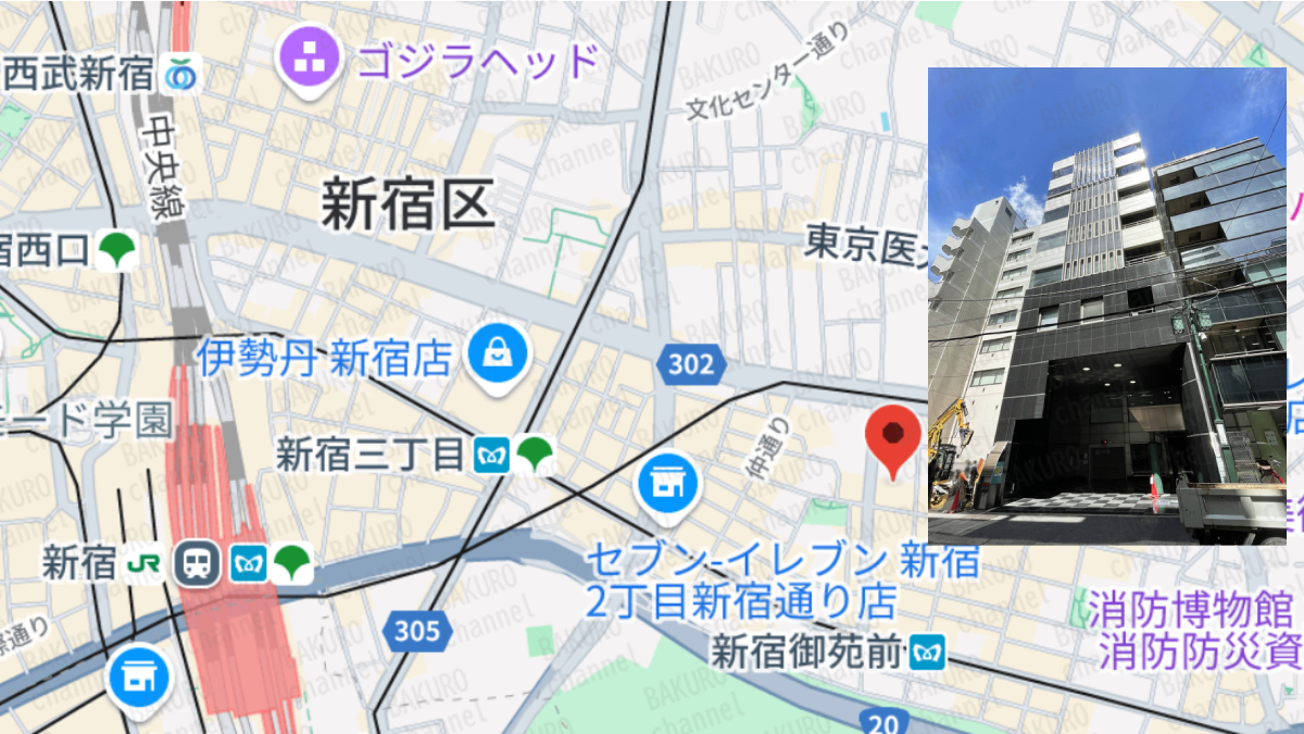 オンライン型アフィリエイター育成スクールAgent Programを提供する株式会社NRMの会社所在地地図