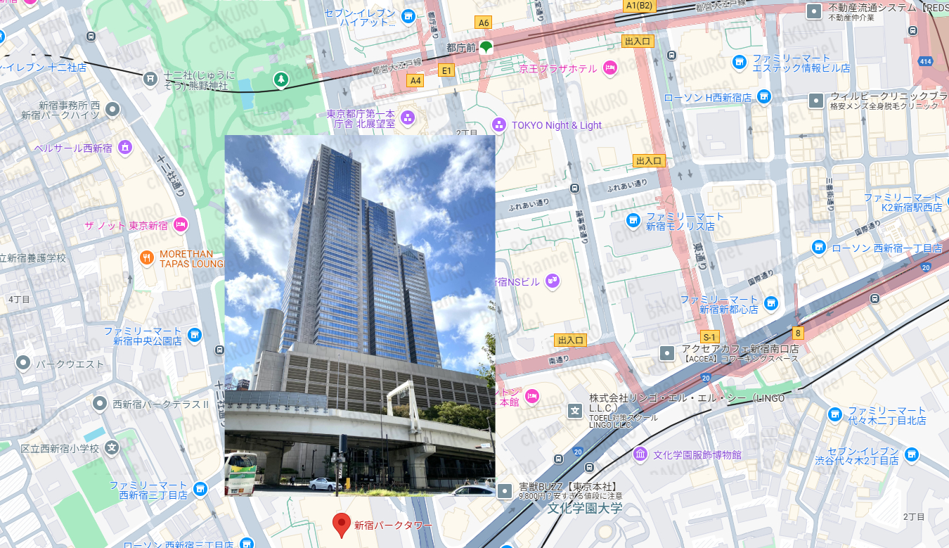 まねき猫ロト・ナンバーズ宝くじ予想サイトを運営するまねき猫運営事務局の所在地地図