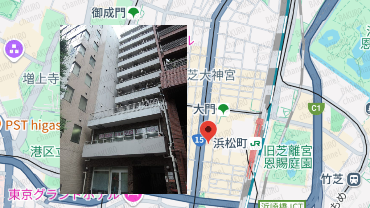 投資家亜衣（あい）のバイナリーオプションツールMIDAS（ミダス）を提供する株式会社Stella（ステラ）の会社所在地地図