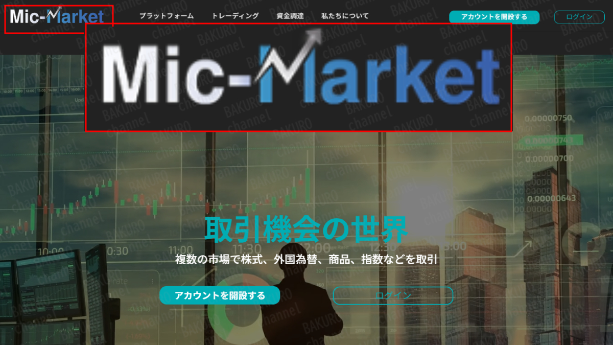 Bit Mine Forex Ltdが提供するBit Mine Forexとライセンス番号が同じMic-Marketのサイト