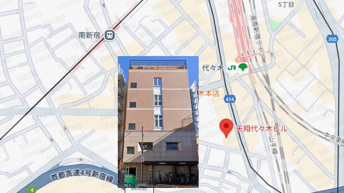 泉忠司のシン・ニホン創世プロジェクトを提供する株式会社SNSの会社所在地地図