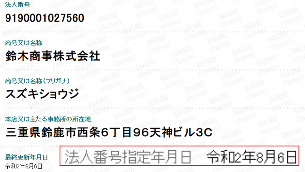 高柳大輔のリバースを提供する鈴木商事株式会社（鈴木正二）の法人登記情報