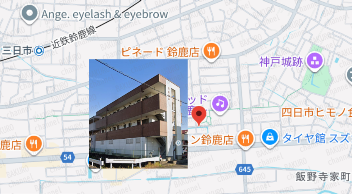 高柳大輔のリバースを提供する鈴木商事株式会社（鈴木正二）の会社所在地地図