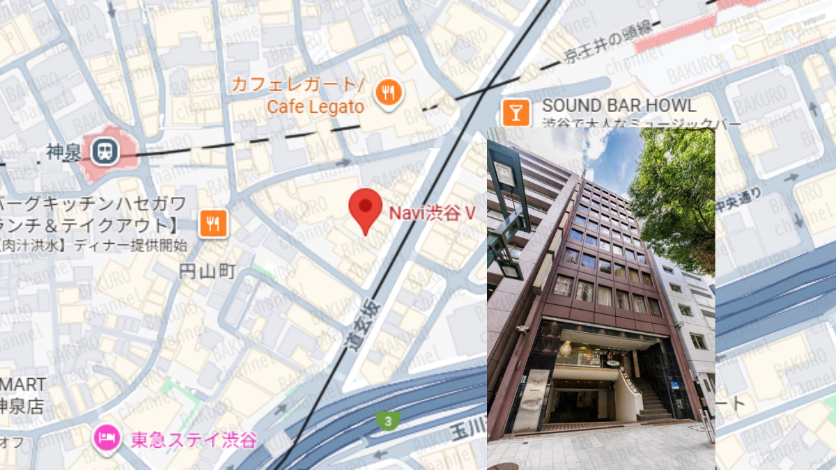 副業診断ナビ・副業ラボを提供する株式会社プロモーション（増田慎吾）の会社所在地地図