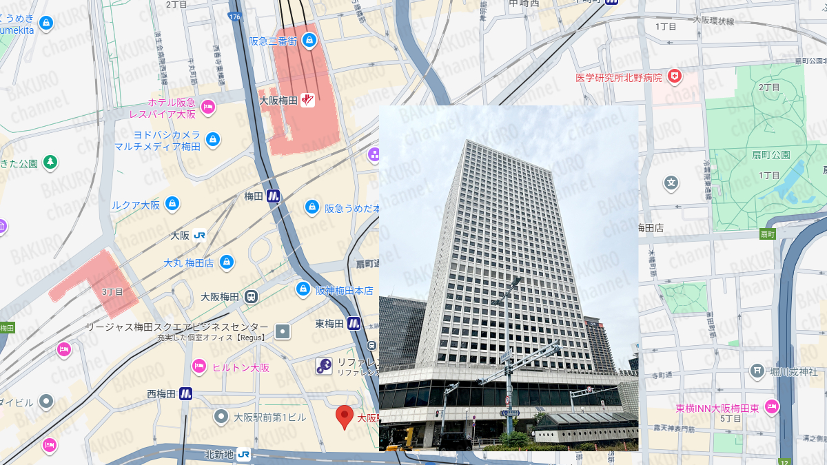 GAMSchoolを運営する合同会社Wicotウィコット（田中裕生）の会社所在地地図