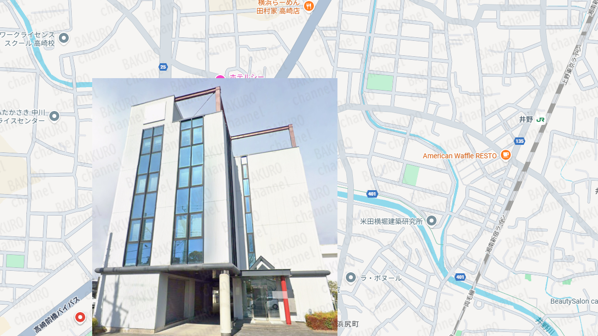 熊谷亮（クマガイアキラ）の株投資法The・Rを提供する株式会社クマガイネクストの会社所在地地図