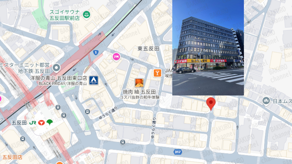 榊原洋のDUAL SPIRAL（デュアルスパイラル）を提供する株式会社マスターマインドの所在地地図