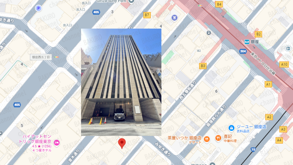 競艇予想サイトDOPE BOAT CLUB（ドープボートクラブ）を運営するDOPE BOAT CLUB（ドープボートクラブ）運営事務局の所在地地図