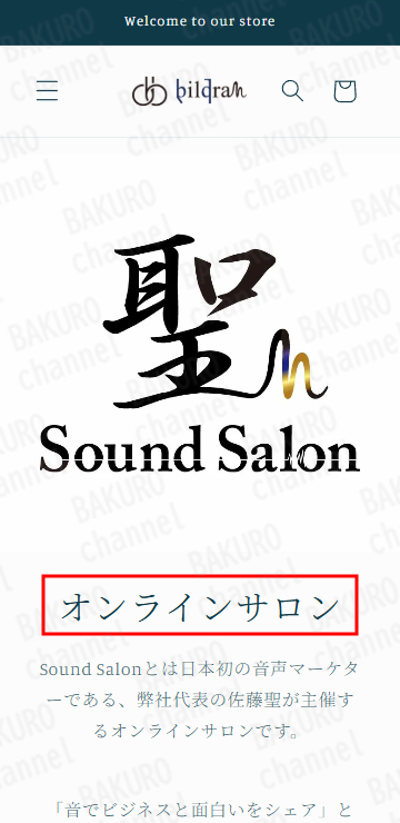 （株）ビルドラムの佐藤ひじりの音声SNS副業、佐藤聖が主宰するオンラインサロン（Sound Salon）