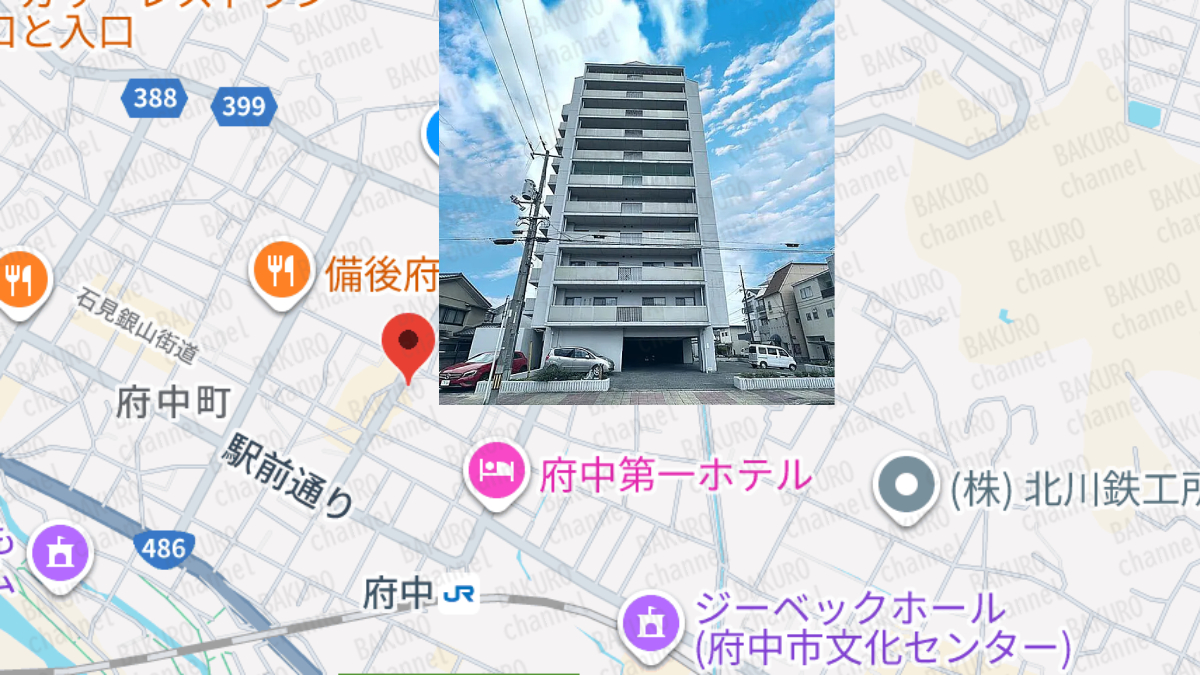 PPCアフィリエイトの達人ワタル（原拓也）のAAPを提供する株式会社オリエストの所在地地図