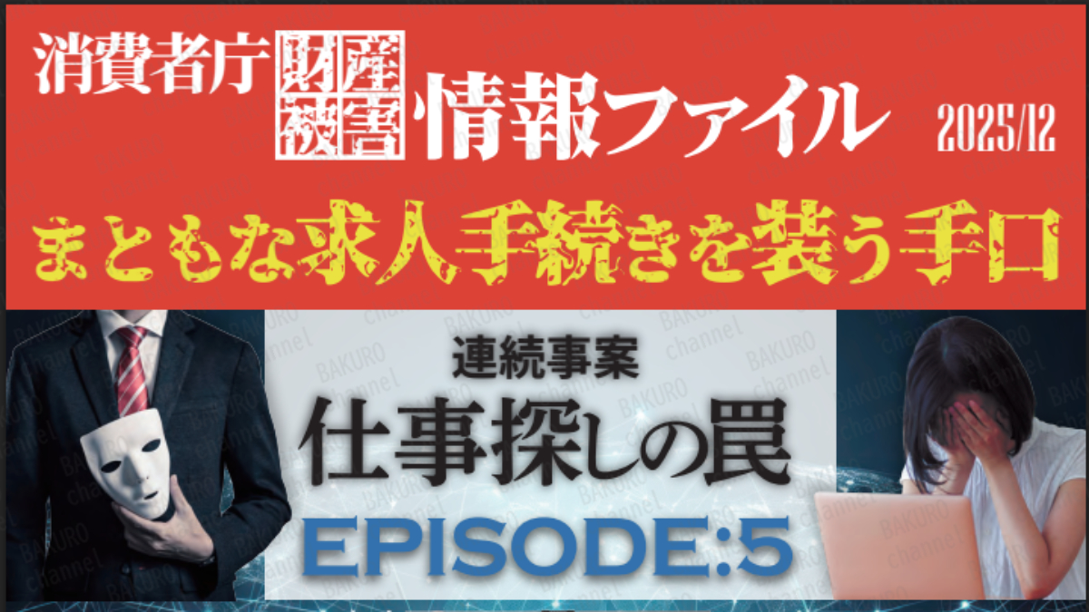 消費者庁財産被害情報ファイルの広告