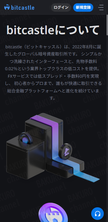 伊藤忠のATOM8（プロジェクトアトム８）のアトム配当クラブ入会後に使用する仮想通貨取引所bitcastle