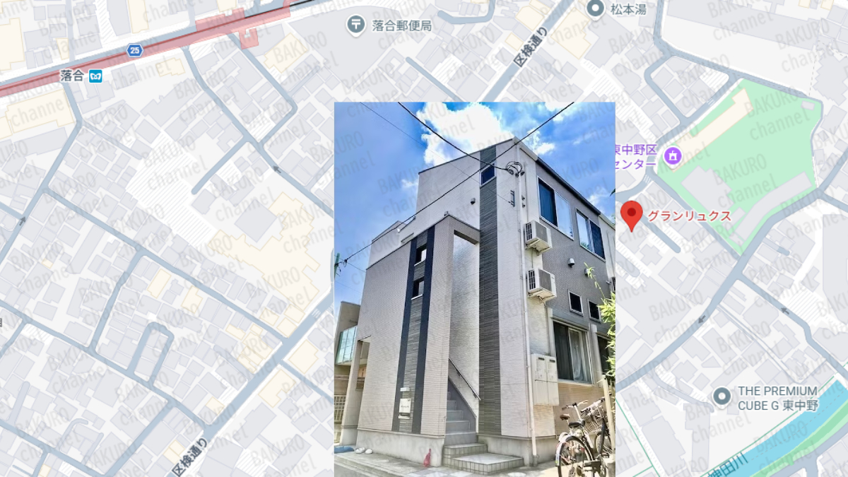 消費者庁から注意喚起された株式会社クラウドエージェンシー（小川歩美）の会社所在地地図