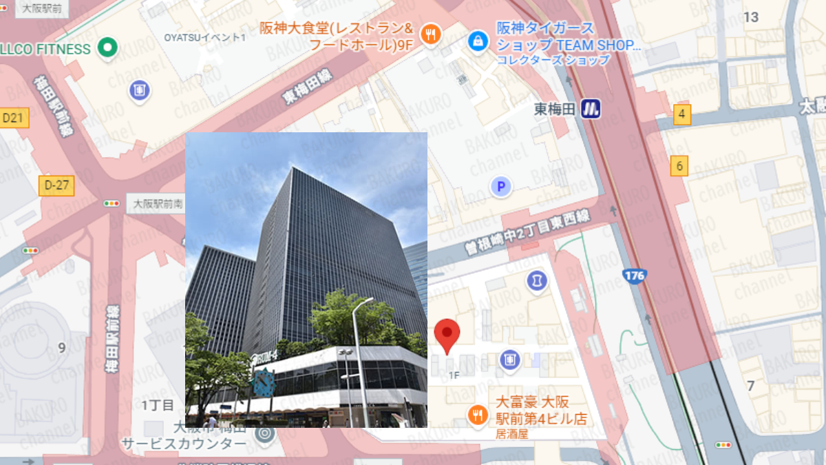 お金の増やし方を提供する合同会社ナスカの会社所在地地図