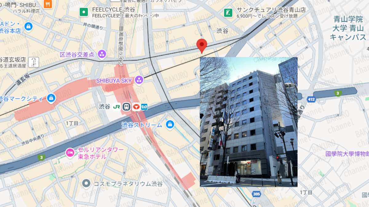 競輪予想サイト競輪アクアマリンを提供するアクアマリン運営事務局（加藤翔太）の所在地地図