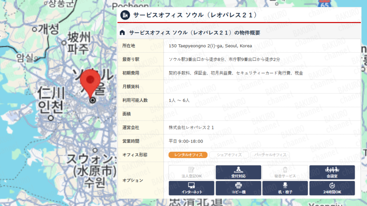 AI搭載バイナリーオプションツール30PROを提供するERED Co., Ltd.（Akihito Marui）の会社所在地地図