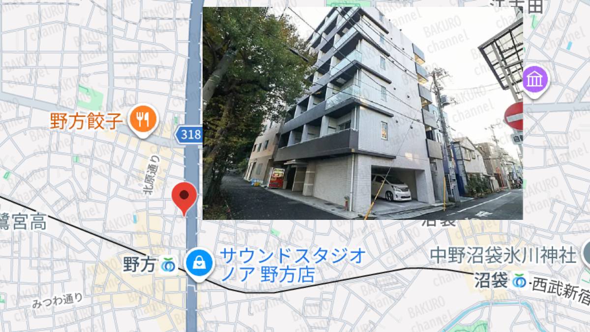 スマホ副業を提供するSAS合同会社（佐藤 一郎）の会社所在地地図