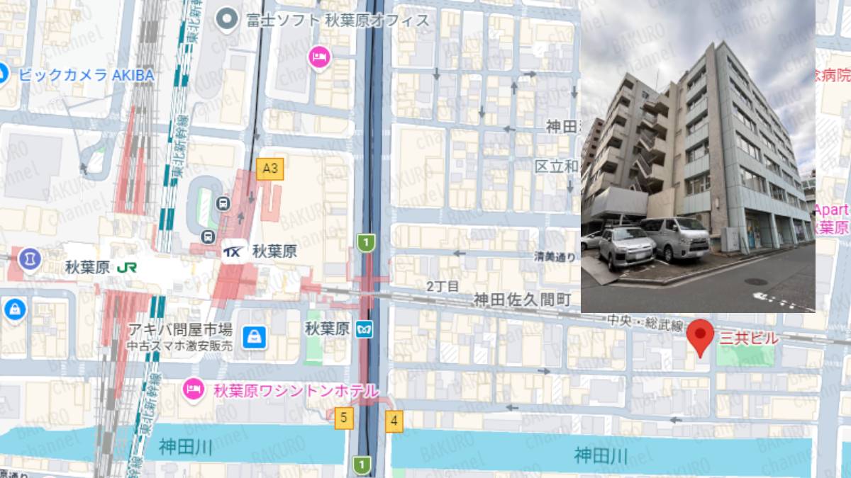 競艇予想サイトキングボートを運営するキングボート運営事務局の所在地地図