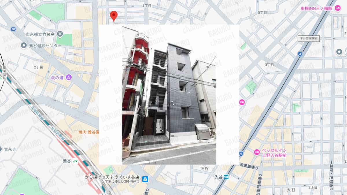 競馬予想サイトスーパーマンバケンを提供する株式会社アンヘルの所在地地図