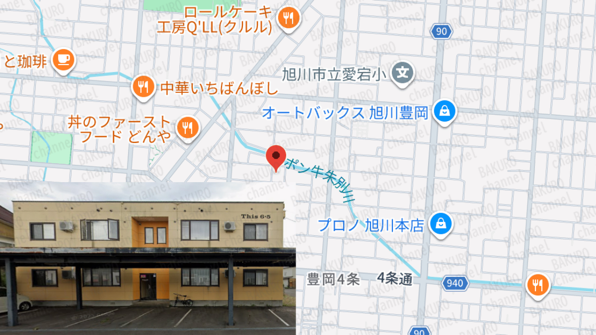 インフルエンサー関連事業コエノワを提供する合同会社北海道データシステム（杉崎颯吾）の会社所在地地図