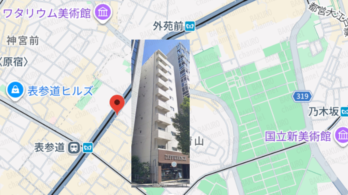 AI搭載した投資商材を販売するストリーム合同会社（小川潤一）の会社所在地地図
