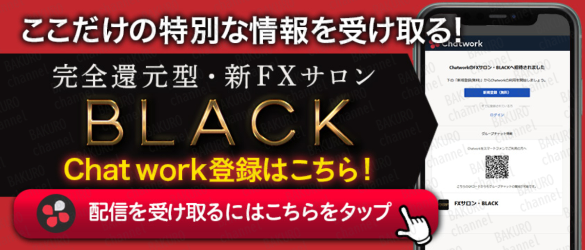 クロスリテイリング（株）のマックス岩本完全還元型・新FXサロンBLACKのチャットワーク