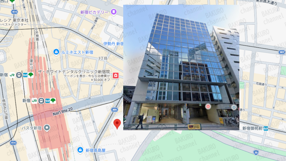 予想サイト競輪リッチを運営する競輪リッチ運営事務局の所在地地図