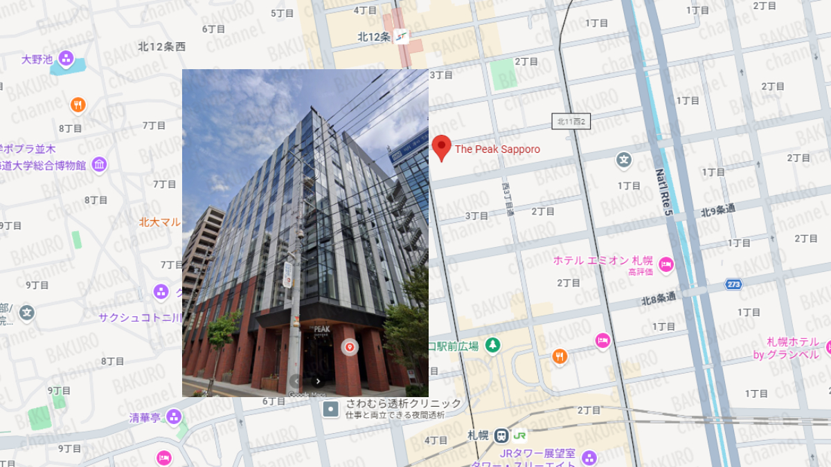 為替のテクニカル分析補助ツールを販売する株式会社MRGA(エムアールジーエー)の所在地地図