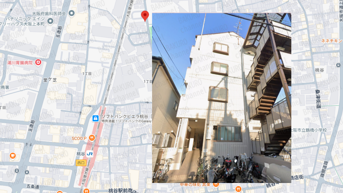 池上憲士郎のIMPCTを販売する株式会社Lifinity（ライフィニティ）のホームページに掲載された所在地地図