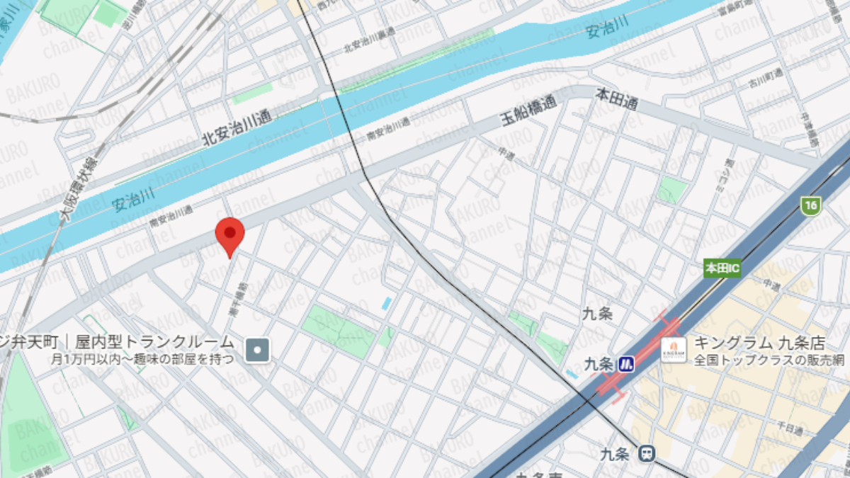 サンプル（試供品）買い取り副業スマートワークスを雲梯する株式会社Smileの所在地地図