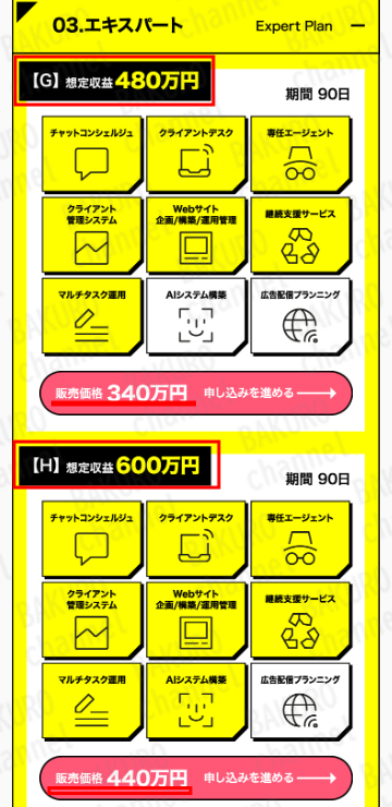 株式会社アストラ（加藤洸希）の副業Casting Proのプラン表