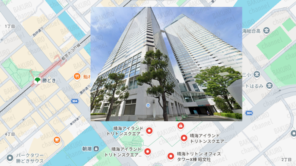 競輪予想サイト競輪修羅を運営する競輪修羅運営事務局の所在地地図
