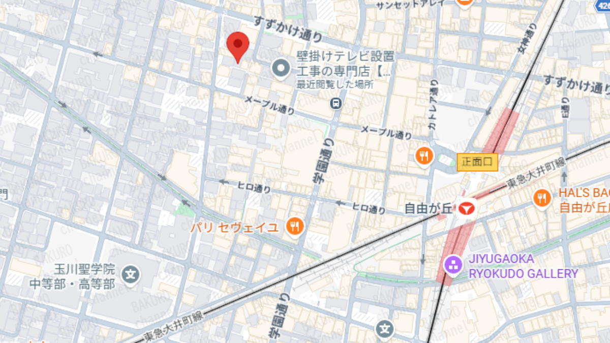 ショート動画CAMPを提供している株式会社Namaka（ナマカ）富山忠信の会社所在地地図