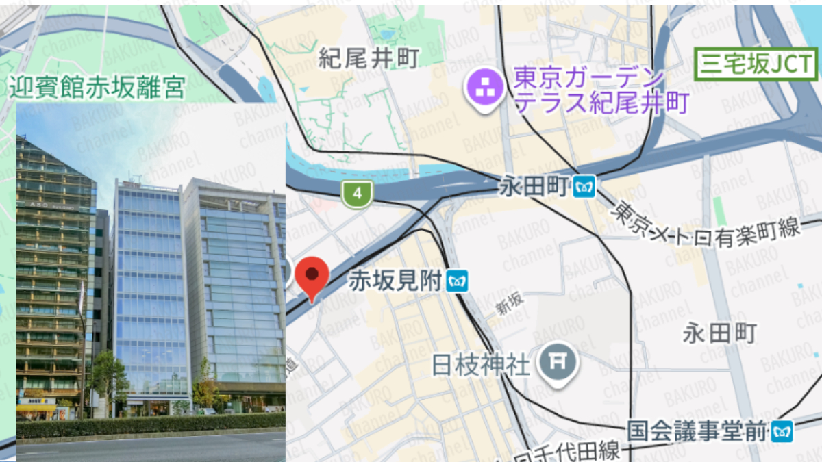 競輪予想サイト競輪マスターズを運営する競輪マスターズ運営事務局の所在地地図