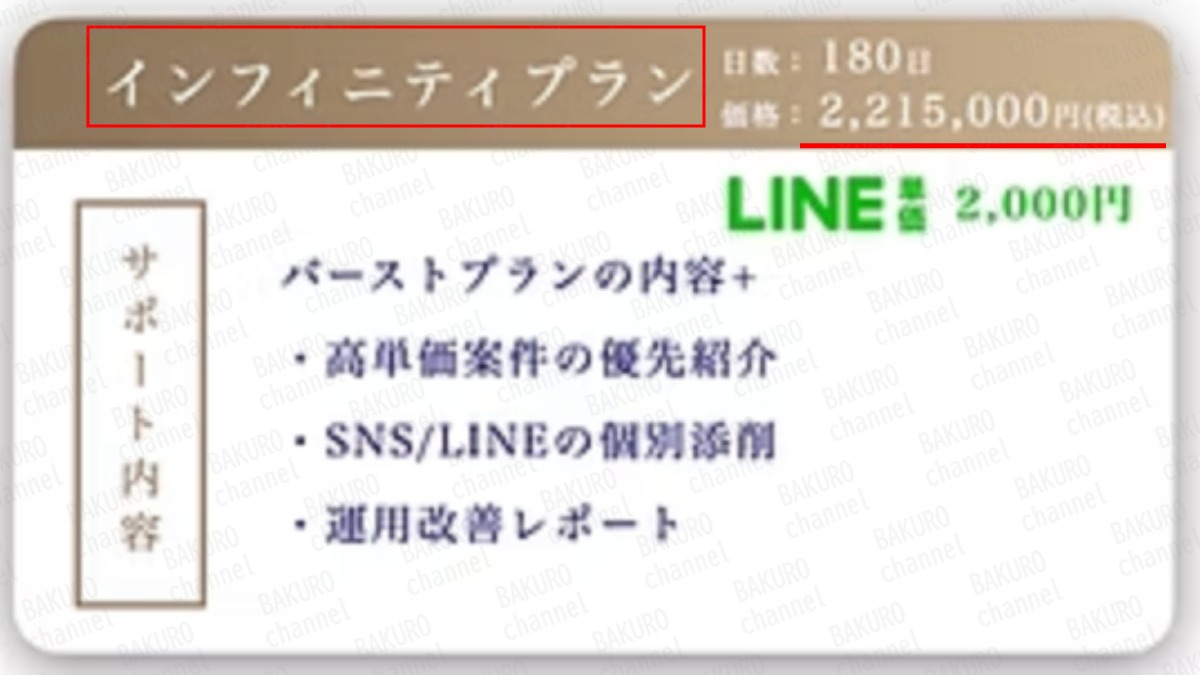 合同会社EDGE(エッジ)の副業LINE紹介型アフィリエイトのサポートプラン