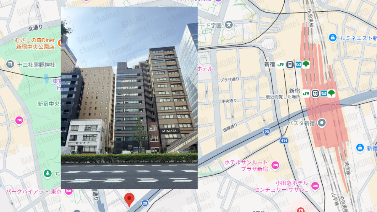 競輪予想サイトBAND WAGONを運営するBAND WAGON運営事務局の所在地地図