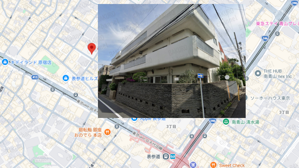 競艇予想サイトBEE BOAT（ビーボート）を運営するBEE BOAT運営事務局の所在地地図