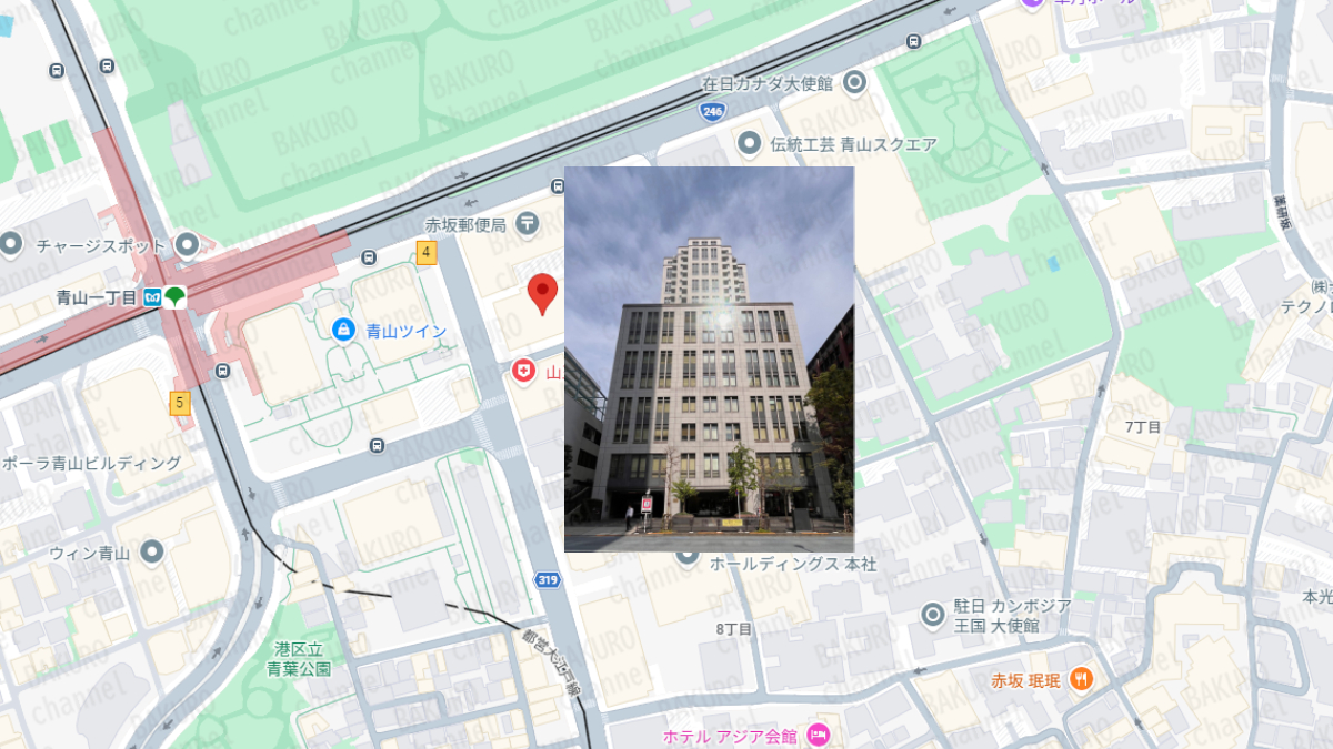 BUYMAコンサルティングを提供する株式会社実成（ジッセイ）の会社所在地地図
