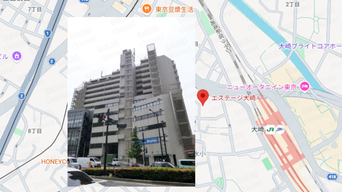 競輪予想サイト、競輪リオを提供する競輪リオ運営事務局の所在地地図