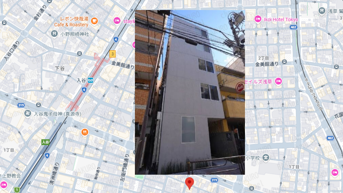 競馬予想サイト縁(en)を運営する株式会社ケイケイエスの所在地地図