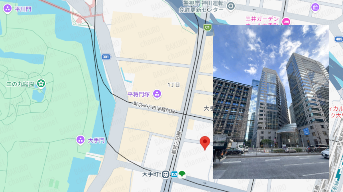競艇予想サイト、えーあいボートを運営する株式会社ビンクスの所在地地図