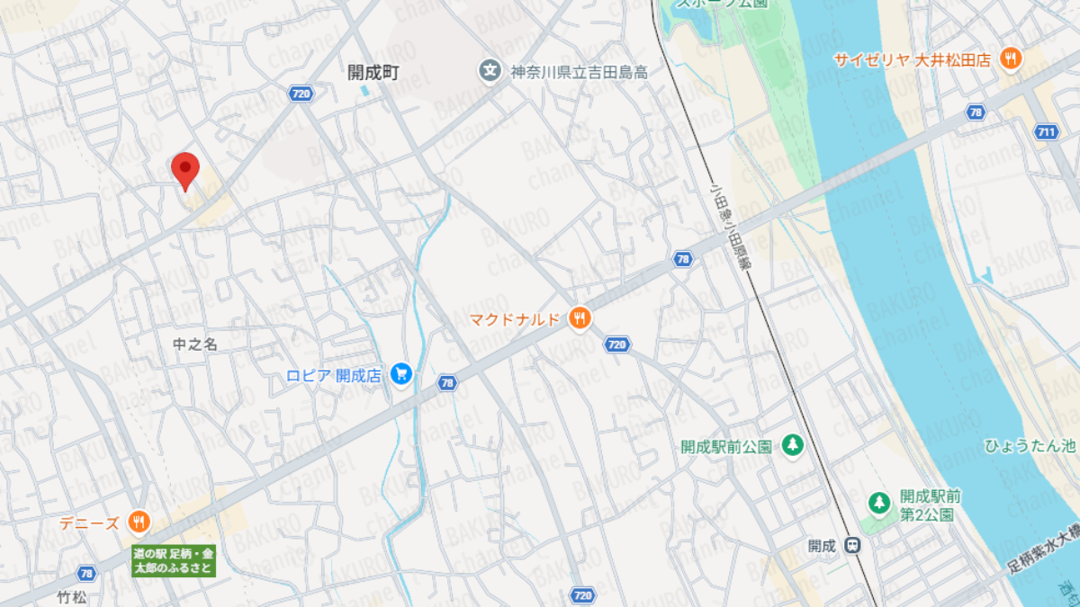 運営サポート(SNSコンサルティングサポート)、アフィリエイトサポートカリキュラムを提供する合同会社Allure(アリュー)の法人登記された所在地地図