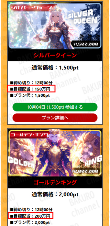 競輪HEROES運営事務局が提供する競輪予想サイト競輪HEROESの有料プラン一覧