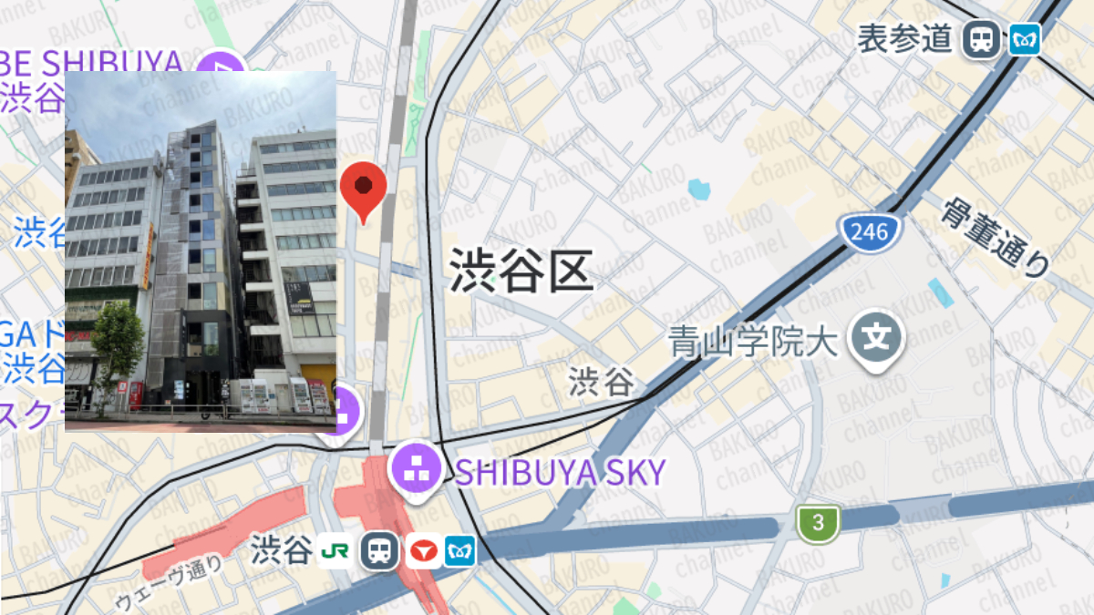 投資セミナーFEラボを提供する株式会社トラストの会社所在地地図