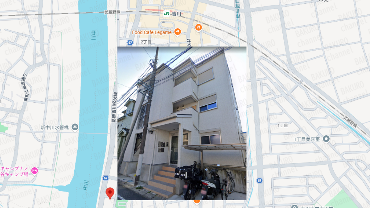 競馬予想サイトカチスジを運営する株式会社メビウスの所在地地図