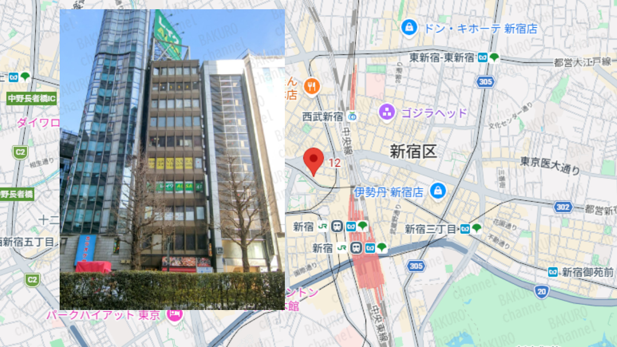 競輪予想サイト競輪HEROESを低きゅする競輪HEROES運営事務局の所在地地図